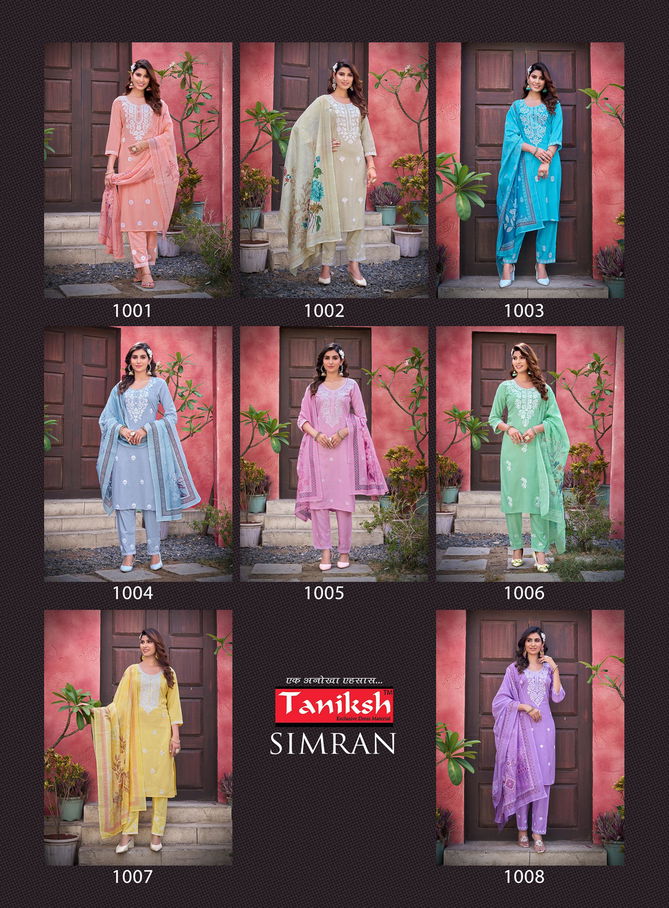 Simran Vol 1 By Taniksh Rayon Designer Kurti With Bottom Dupatta Wholesale Online
